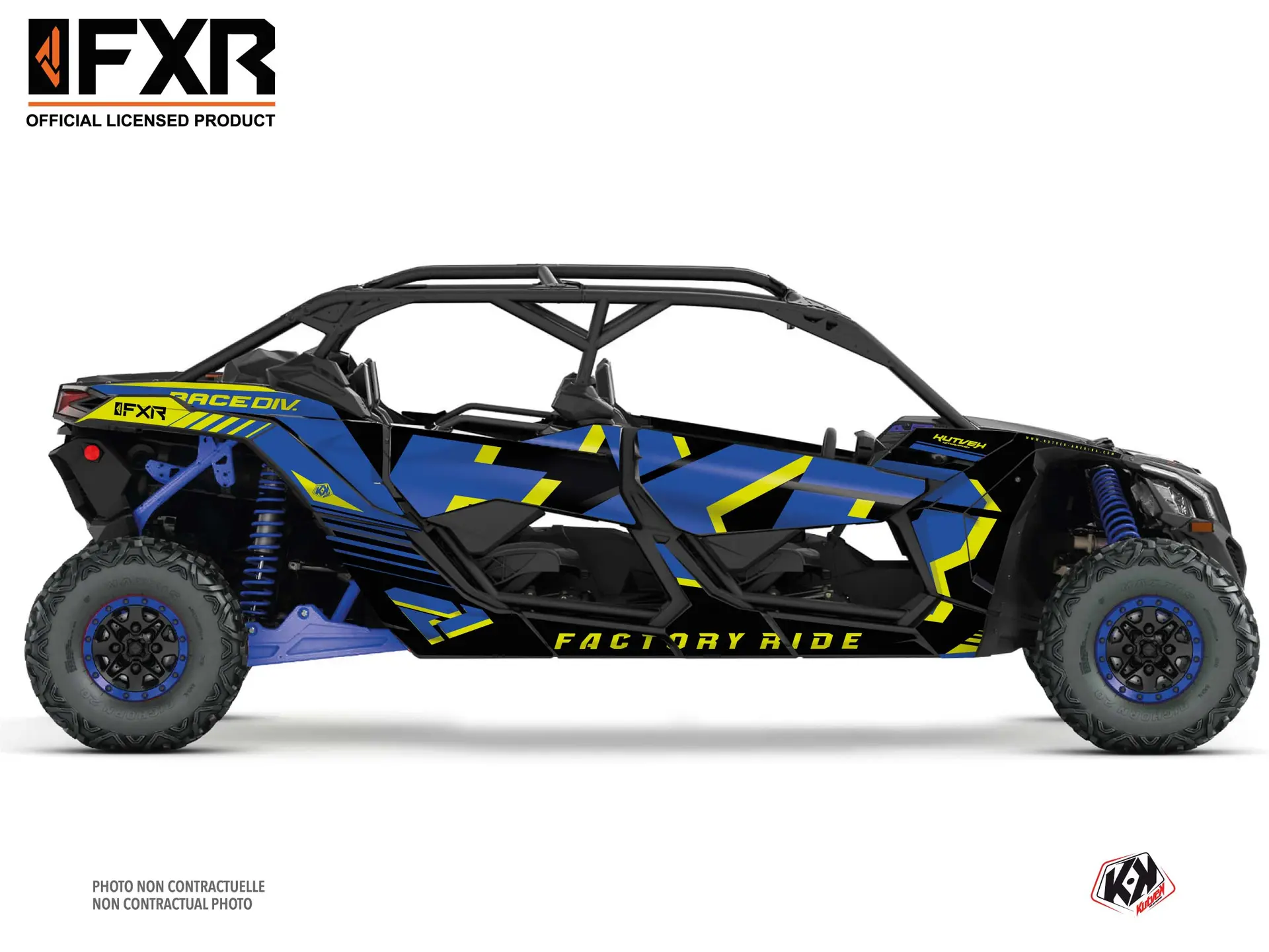 Dekorsatz SSV FXR N1 Can-Am Maverick X3 MAX Blau (2017-2023)