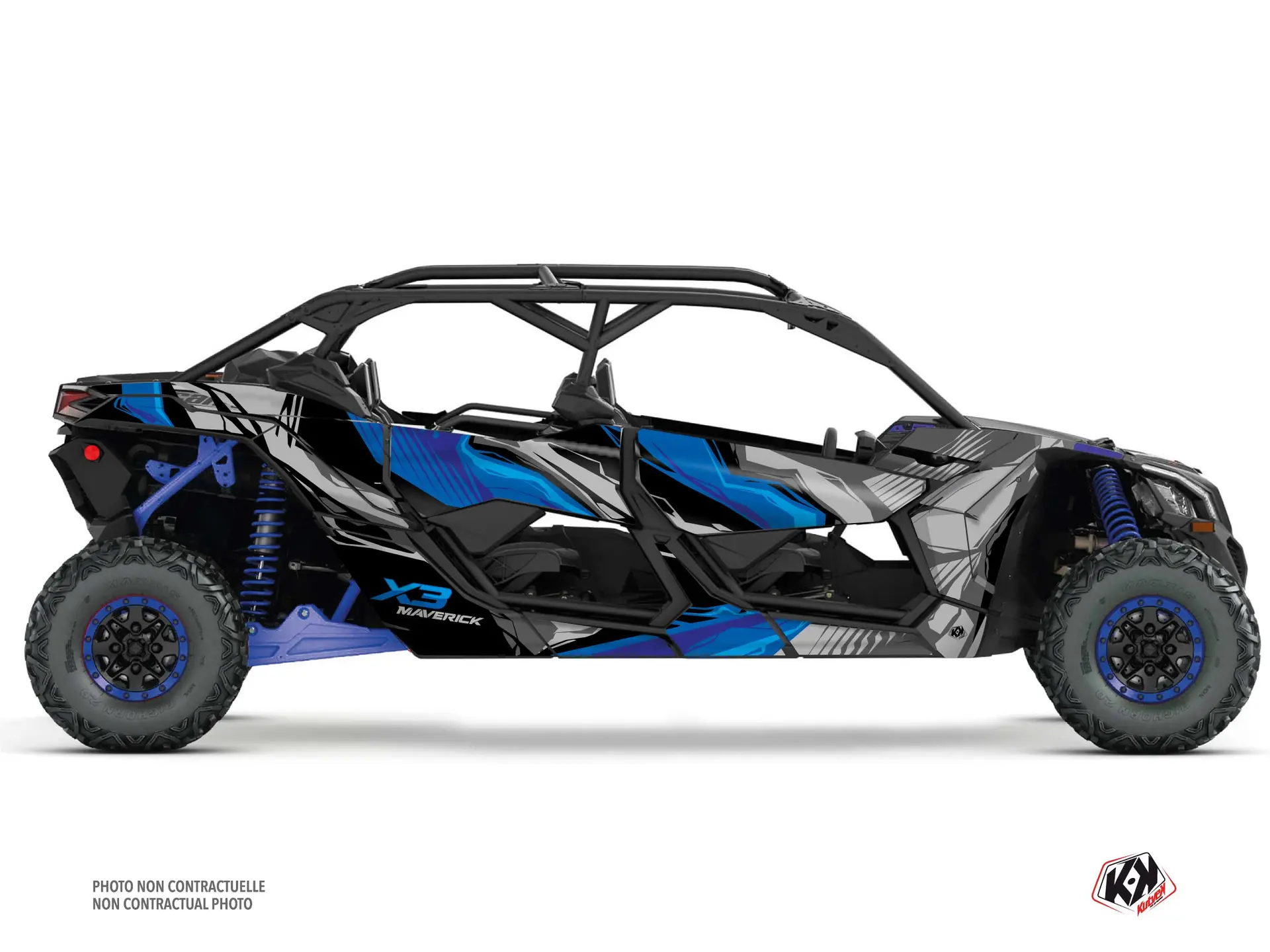 Dekorsatz SSV Kliff Can-Am Maverick X3 MAX Blau (2017-2023)