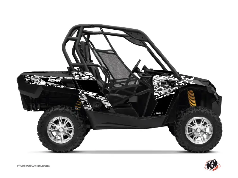 Dekorationssæt SSV Predator Can-Am Commander Sort (2012-2018)
