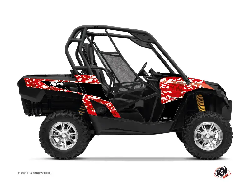 Kit Décoration SSV Predator Can-Am Commander Rouge (2012-2018)