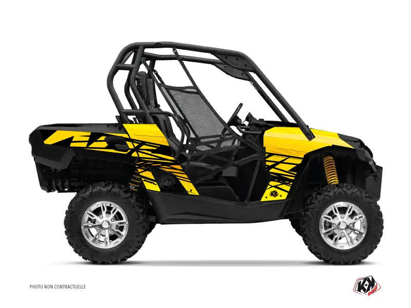 Kit Décoration KUTVEK Eraser Can-Am Commander Jaune (2012-2018)