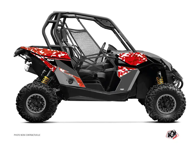 Kit Déco SSV Predator Can-Am Maverick Rouge (2013-2017) Kutvek