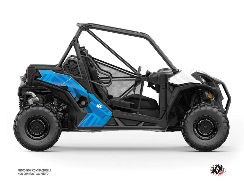 Dekorsatz SSV Kutvek Can Am Maverick Trail Weiß Blau 2018-2023