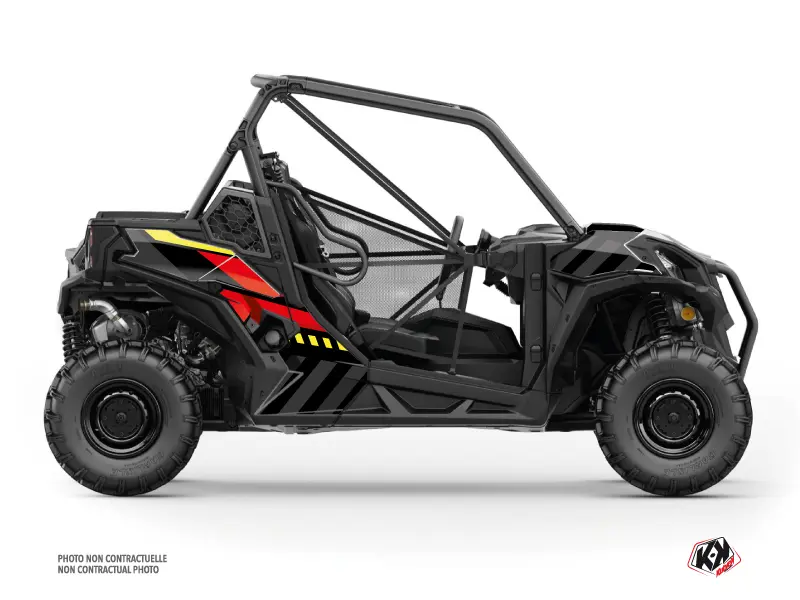 Dekorativni komplet SSV Konkeror Can-Am Maverick Trail Crvena Žuta 2018-2023