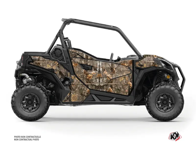 KUTVEK SSV Camo Can-Am Maverick Trail dekoracijų rinkinys su spalvotomis durimis (2018-2023)
