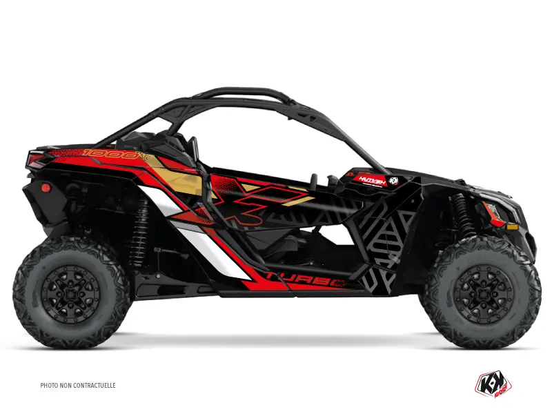 SSV Alpha Can-Am Maverick X3 Gold Dekorsatz (2017-2023) KUTVEK