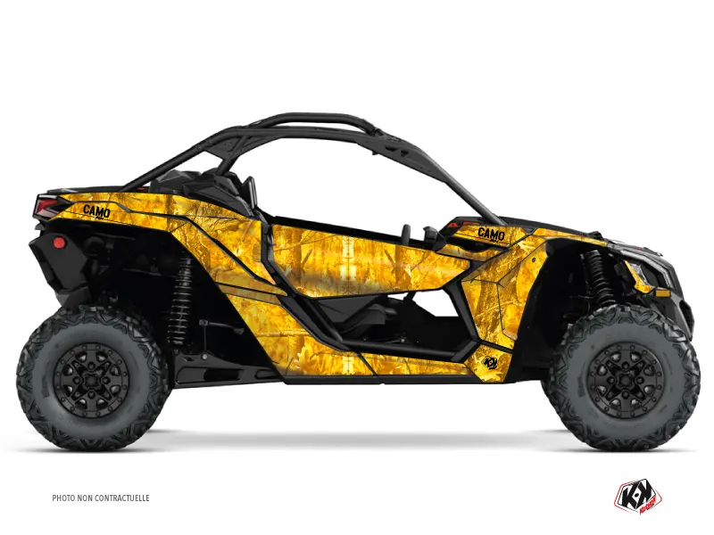 مجموعة ديكور SSV Camo لـ Can-Am Maverick X3 أصفر (2017-2023) من KUTVEK
