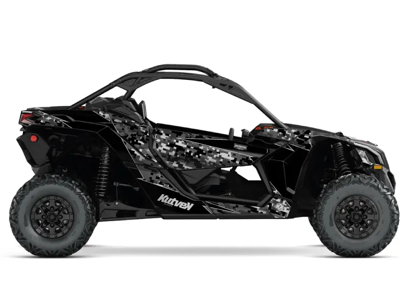 Dekorsatz SSV Predator Can-Am Maverick X3 schwarz grau (2017-2023) KUTVEK