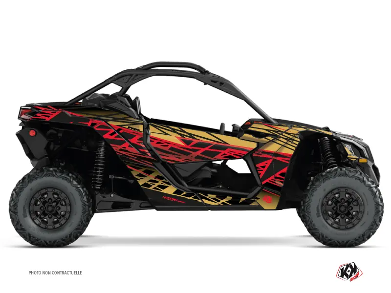 Dekorsatz SSV Eraser Can-Am Maverick X3 Gold (2017-2023)