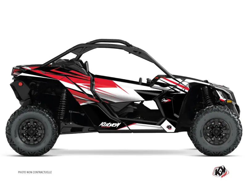 Dekorsatz SSV Stage Can-Am Maverick X3 Rot (2017-2023) KUTVEK