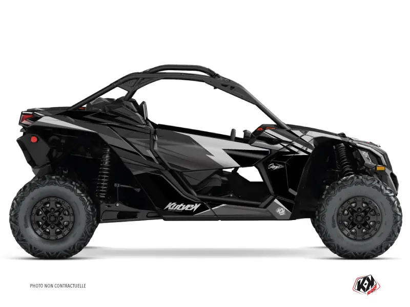 Dekorsatz SSV Stage Can-Am Maverick X3 Schwarz Grau (2017-2023) KUTVEK