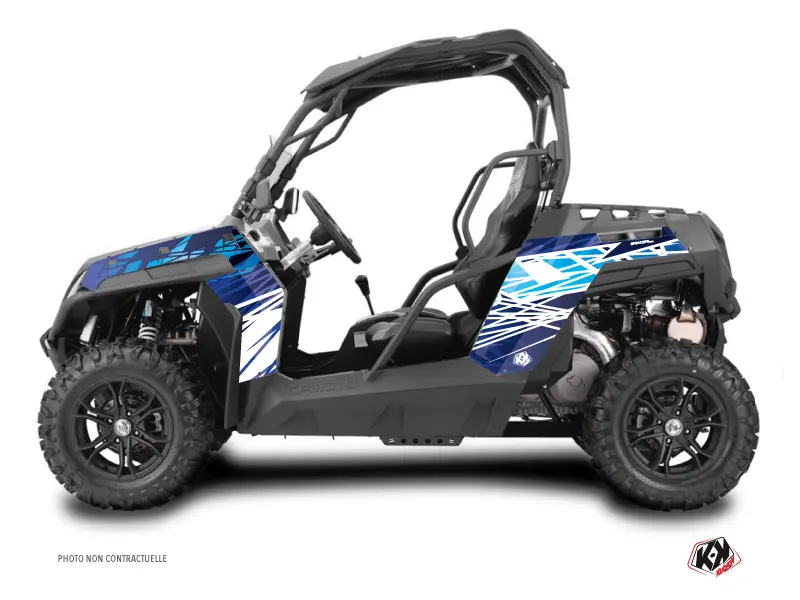 Dekorativní set SSV Eraser CF Moto Z Force 800 Modrý (2013-2023) Kutvek