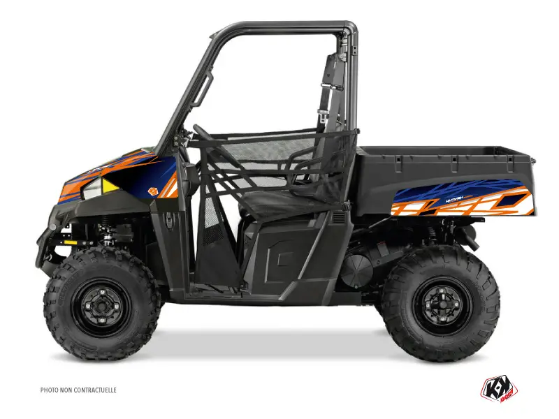 Kit Déco SSV Eraser Polaris Ranger 570 Bleu Orange KUTVEK (2015-2021)
