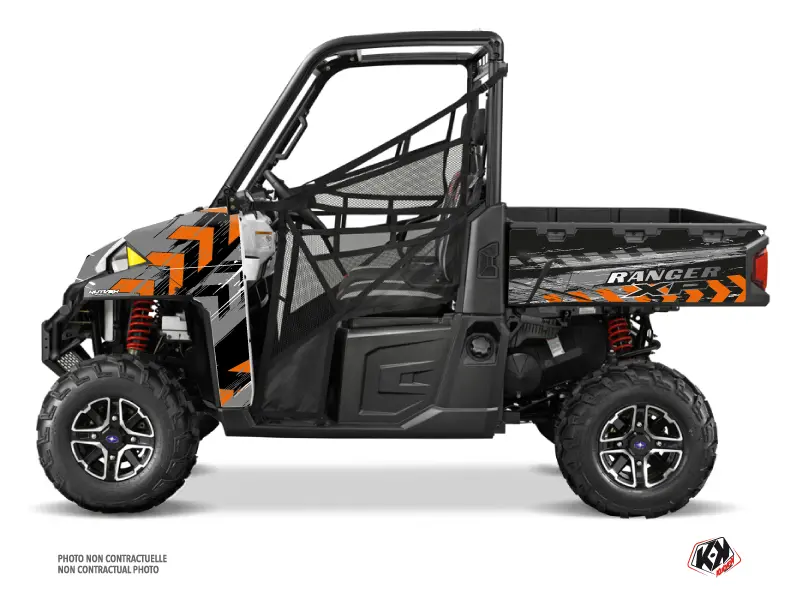 Kit de Adhesivos SSV Lifter Polaris Ranger 900 XP naranja (2012-2015) Kutvek