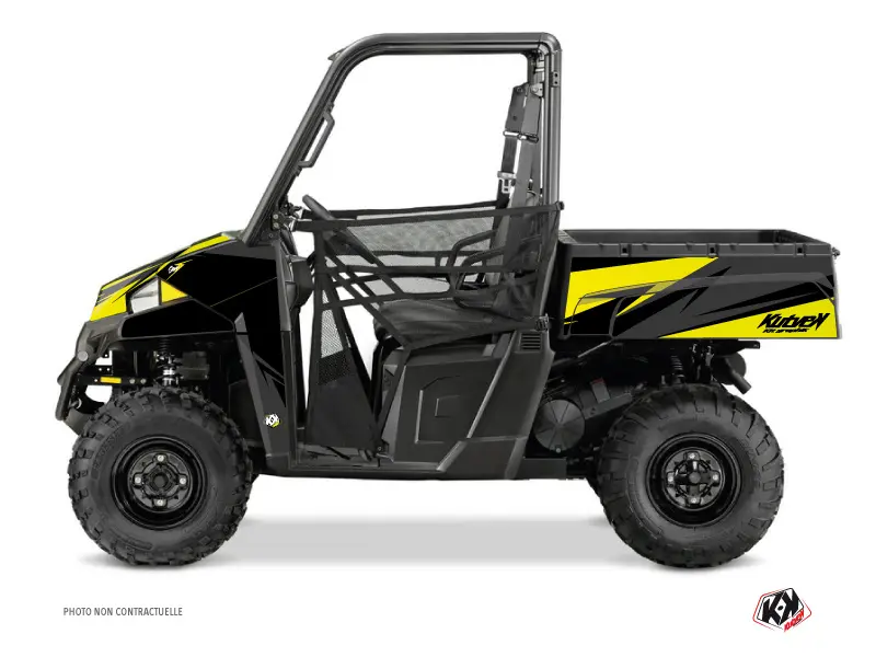 SSV Stage ڈیکو کٹ Polaris Ranger 900 XP سیاہ پیلا 2017-2019 KUTVEK