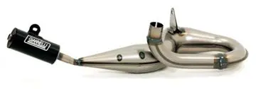 Silencieux Giannelli aluminium anodisé noir Piaggio Vespa PX 125/150 '11