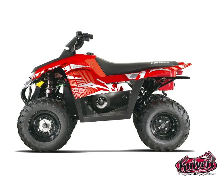 KUTVEK Quad Graff Polaris Scrambler 500 (1997-2009) デカールキット