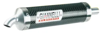 Giannelli Beta Enduro 50 09-11 کے لیے کاربن ہومولوجیٹڈ سائلینسر