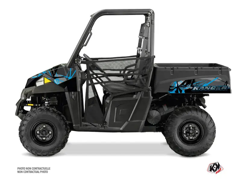 Kit Déco SSV Evil Polaris Ranger 570 Gris Bleu 2022-2023 KUTVEK