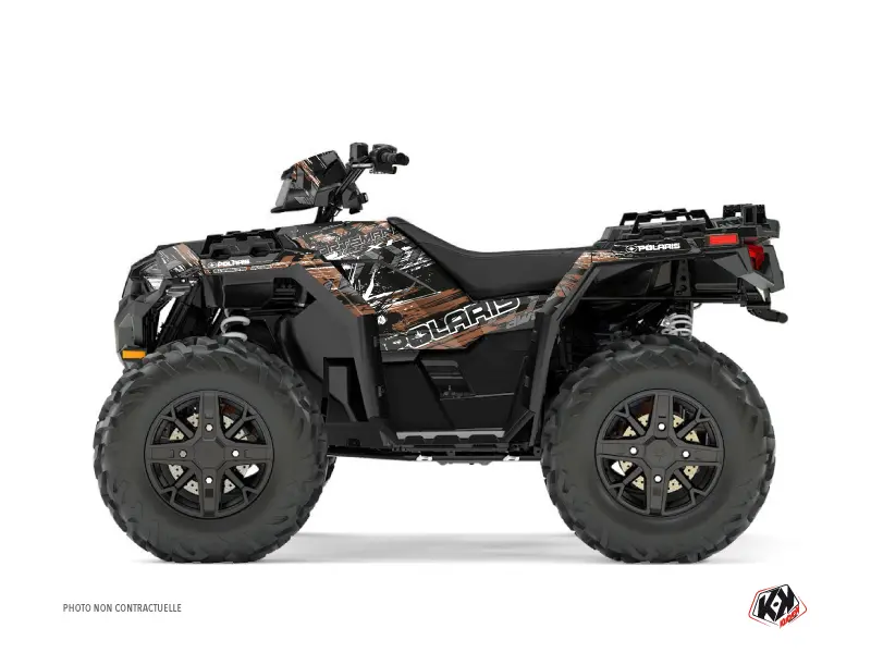 طقم ديكور لرباعية Polaris 1000 Sportsman XP Forest Marron موديلات 2022-2023 من Lifter