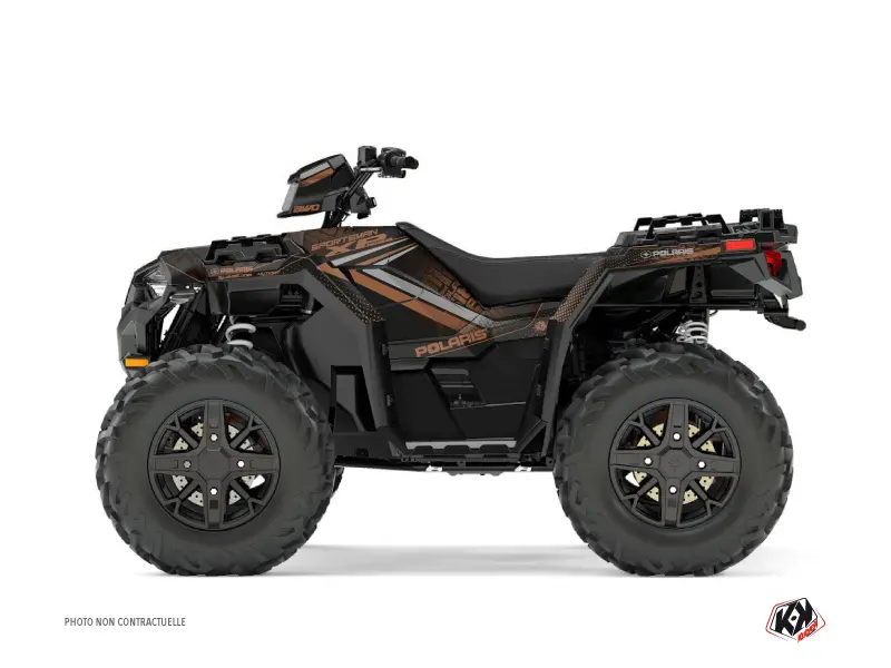 Kit Déco Quad Rock Polaris 850 Sportsman Forest Marron (2013-2016) KUTVEK