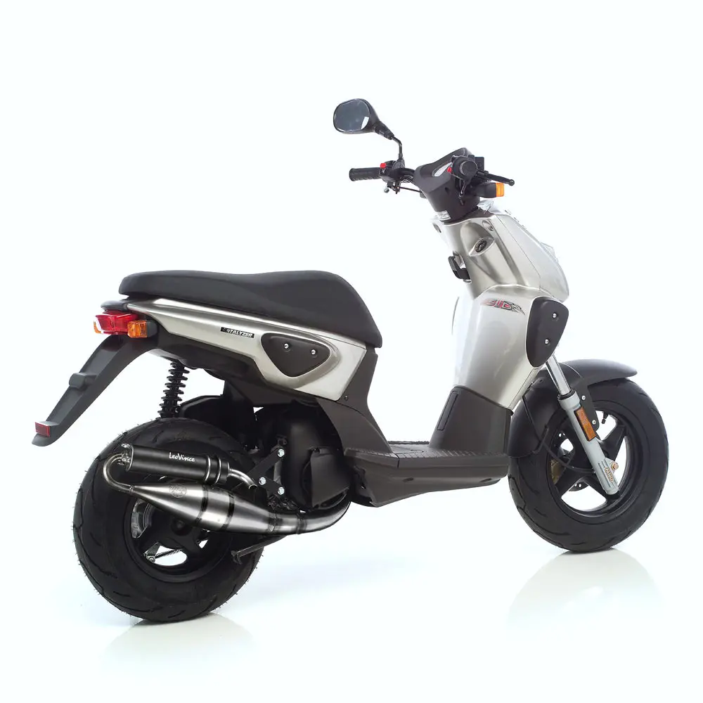 Échappement LEOVINCE H.M.TT Black MBK Booster/Kat air refroidi Next Gen