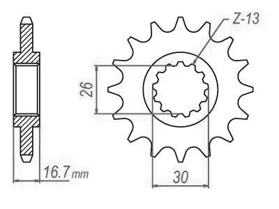 Ritzel Esjot Lightweight 525 14 Zähne