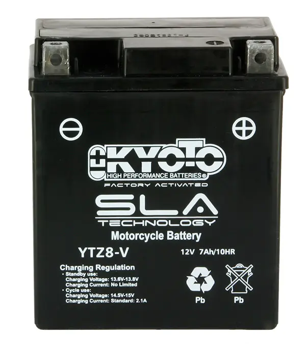 Batterie GTZ8-V SLA-AGM - Wartungsfrei - Gebrauchsfertig - Entspricht YTZ8V