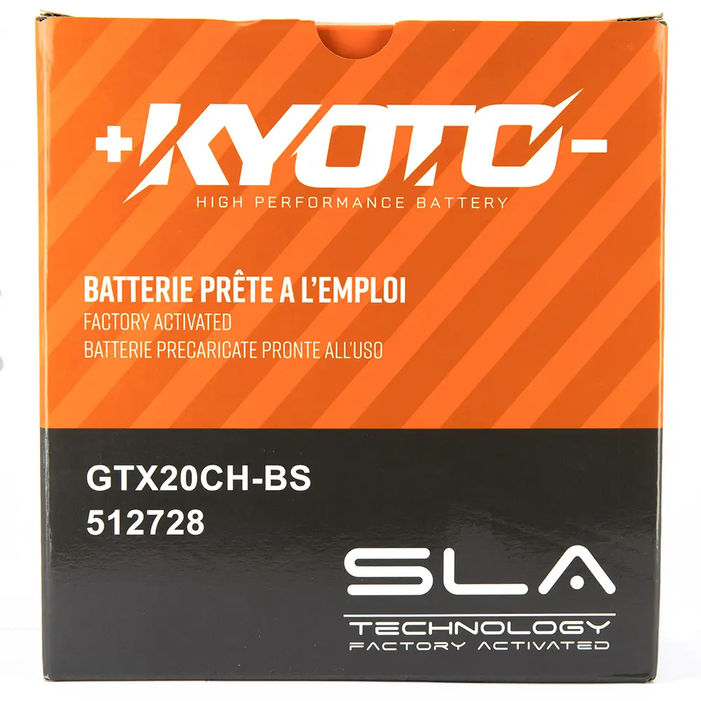 Batterie Kyoto GTX20CH-BS SLA AGM — vue 2