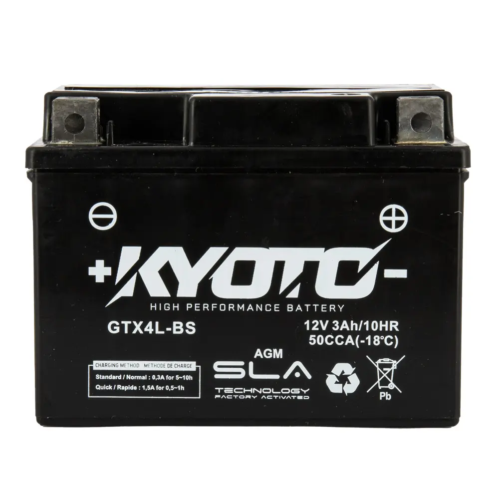 Kyoto GTX4L-BS wartungsfreie SLA AGM Batterie