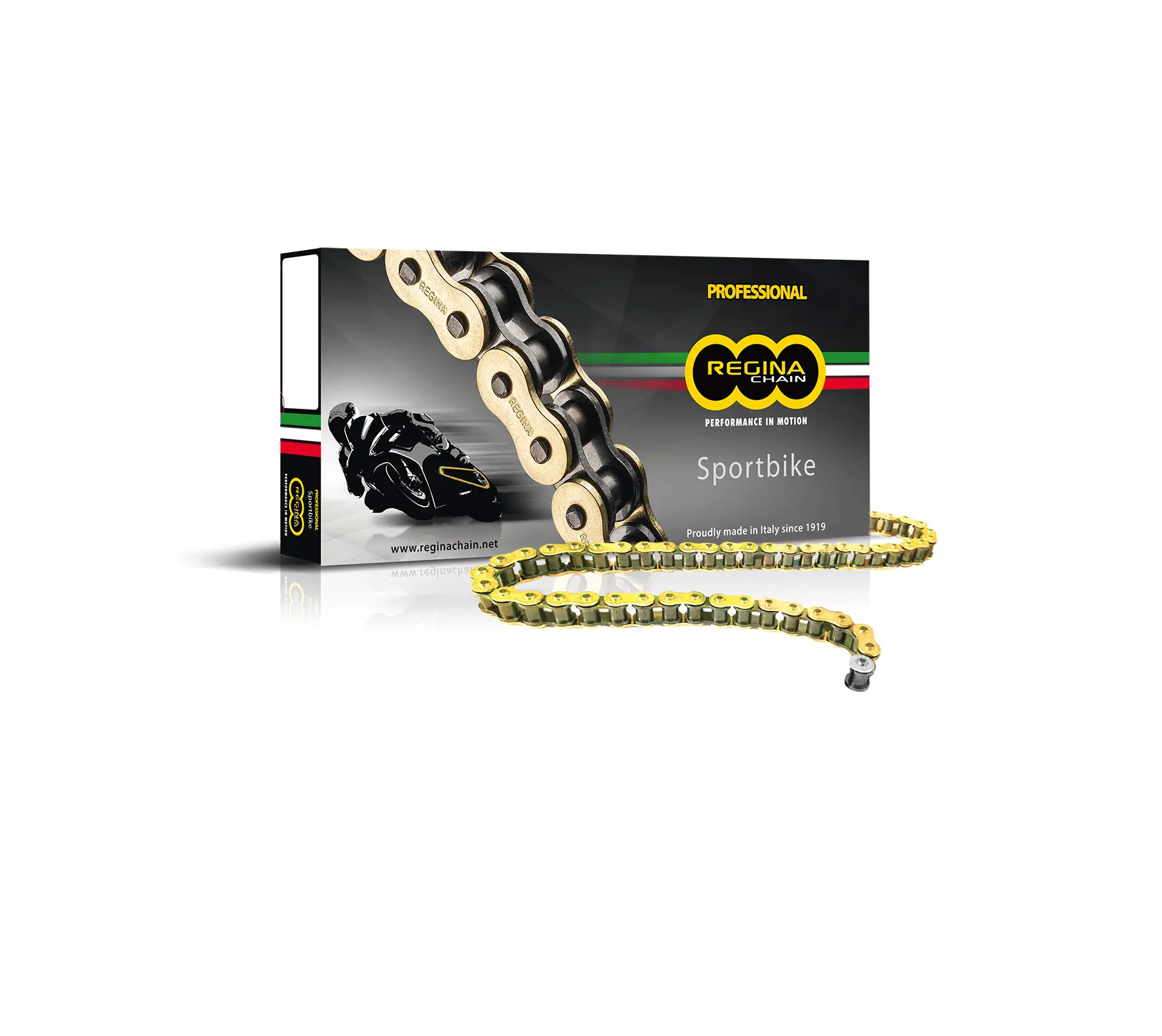 Regina Kette 525-ZRP 104 Glieder mit O-Ringen