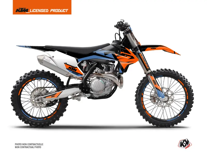 Kit Déco Moto Cross Skyline KUTVEK KTM 450 SXF Bleu