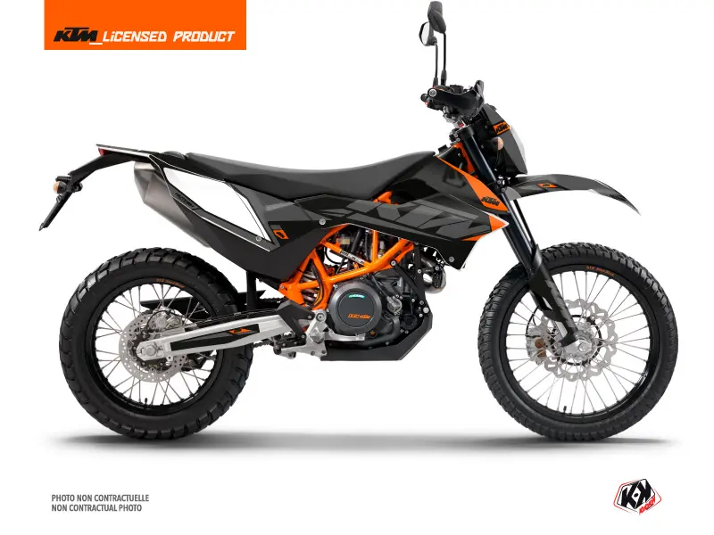 Kit Déco Moto Cross Reflex KTM 690 ENDURO R Noir KUTVEK