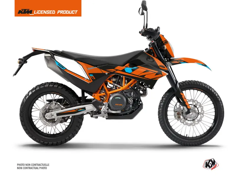 Reflex KTM 690 ENDURO R Orange crossmotorcykel dekorationssæt