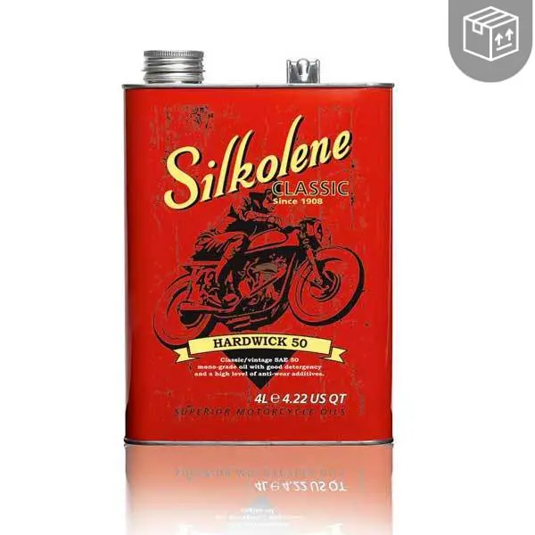 Motoröl Silkolene Classic Vintage SAE 50 - 4 Kanister