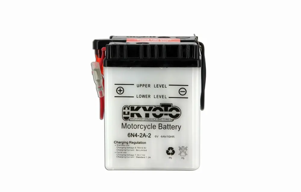 Batterie Kyoto 6N4-2A-2 konventionell mit Wartung