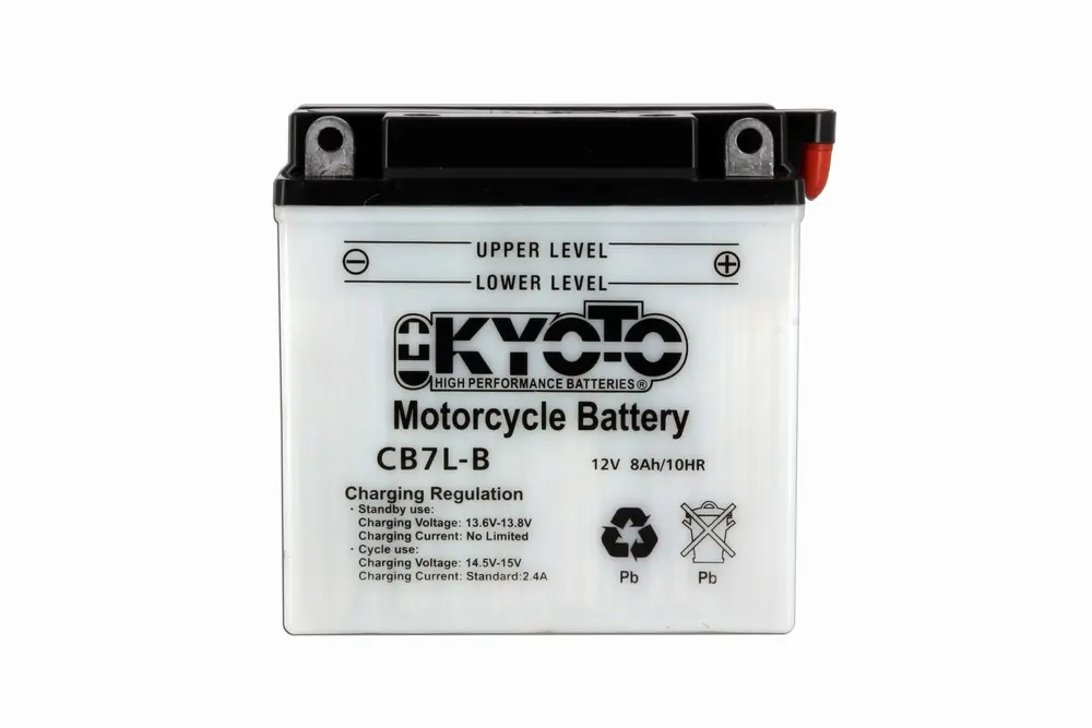 Bateria Kyoto YB7L-B convencional com manutenção