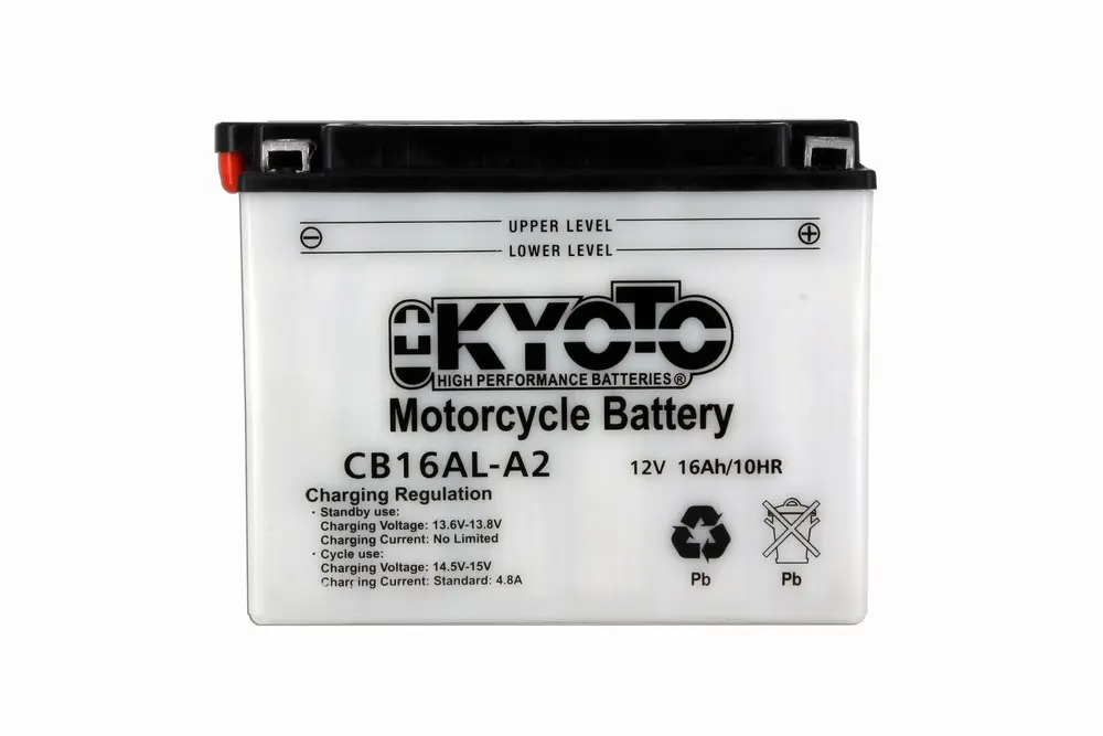 Аккумулятор Kyoto YB16AL-A2 обычный обслуживаемый