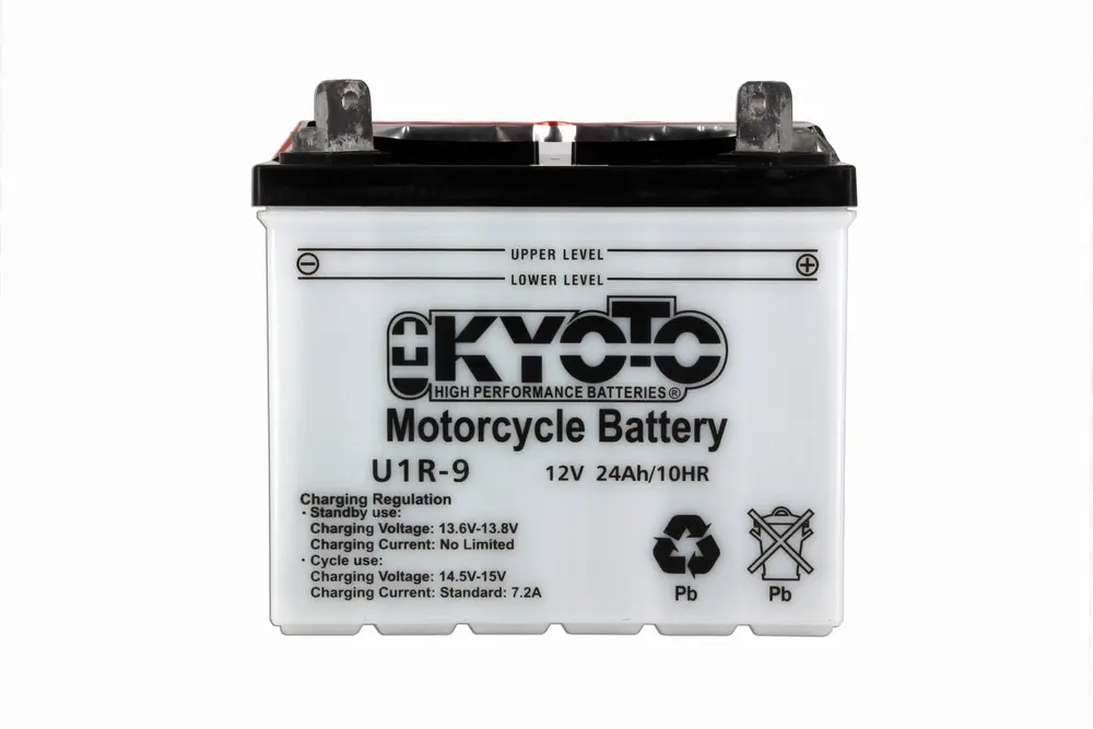 بطارية Kyoto U1R-9 تقليدية مع صيانة - مُرفَق معها حزمة حمض