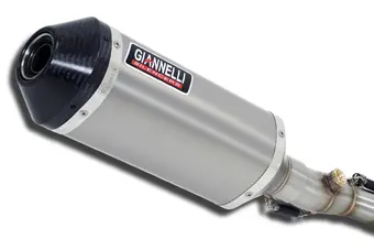 Σιγαστήρας Giannelli Ipersport Z 750 2007/2010 Slip-on Ακροφύσιο Ανθρακονήματος Ομολογημένος