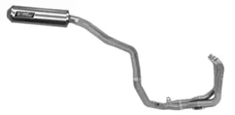 Silencieux Giannelli CBR 600 RR 2009/2010 ligne complète titane embout carbone homologué CAP 5