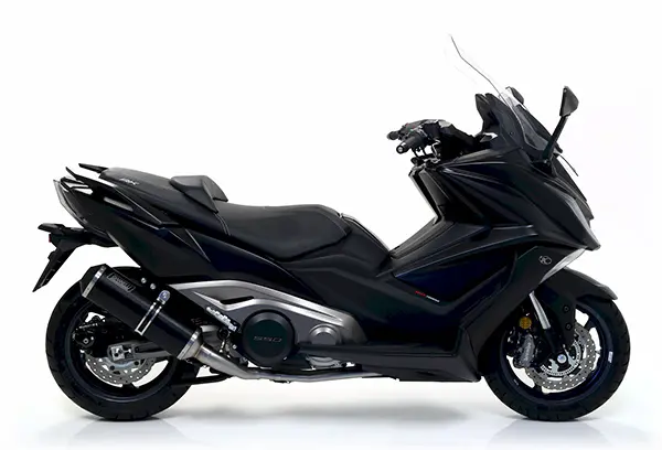 Échappement GIANNELLI Kymco AK 550 2017 Ipersport noir aluminium acier