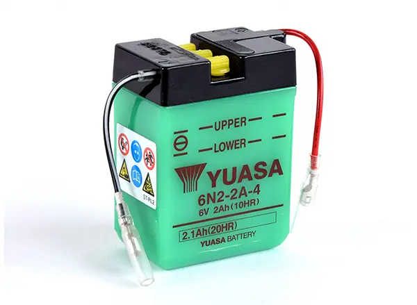 Batterie Yuasa 6N2-2A-4 konventionell mit Wartung