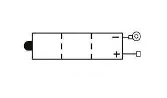 Batterie Yuasa 6N4A-4D konventionell mit Wartung — Ansicht 4
