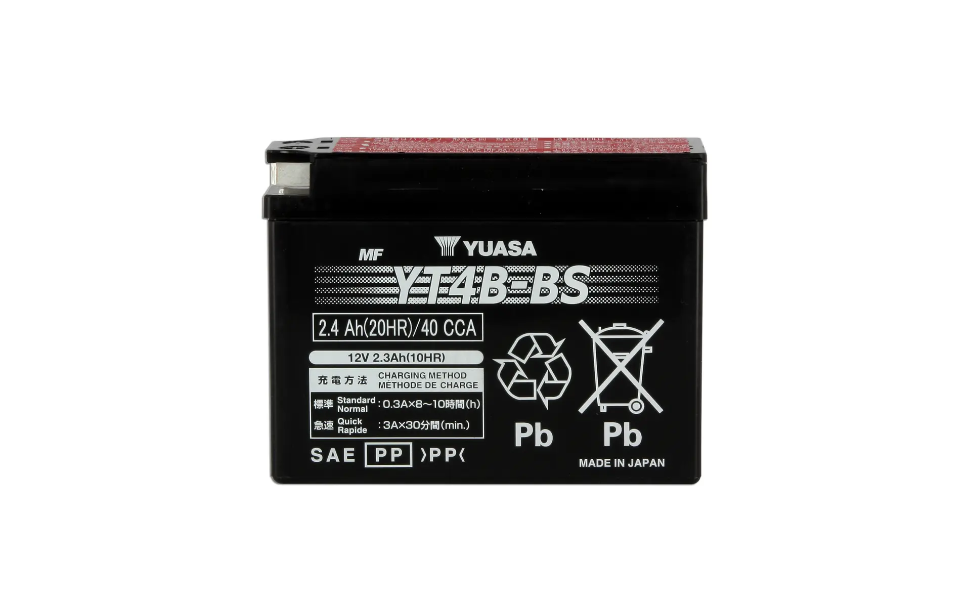 Μπαταρία Yuasa YT4B-BS AGM χωρίς συντήρηση
