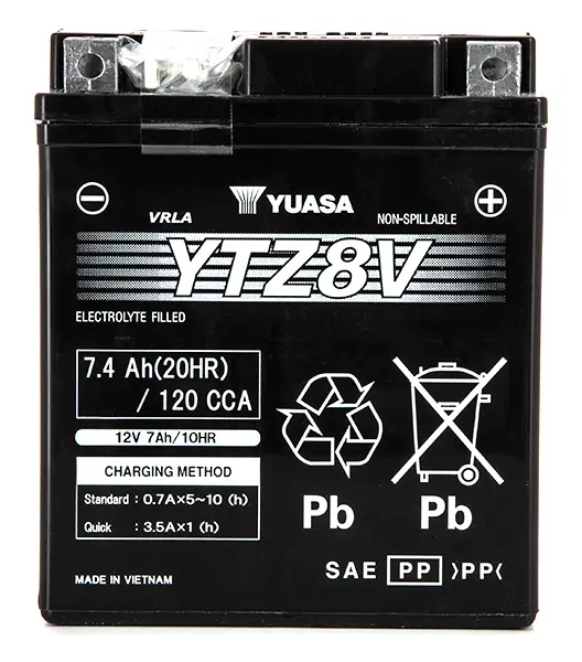 YUASA Hochleistungs-AGM-Batterie wartungsfrei — Ansicht 4