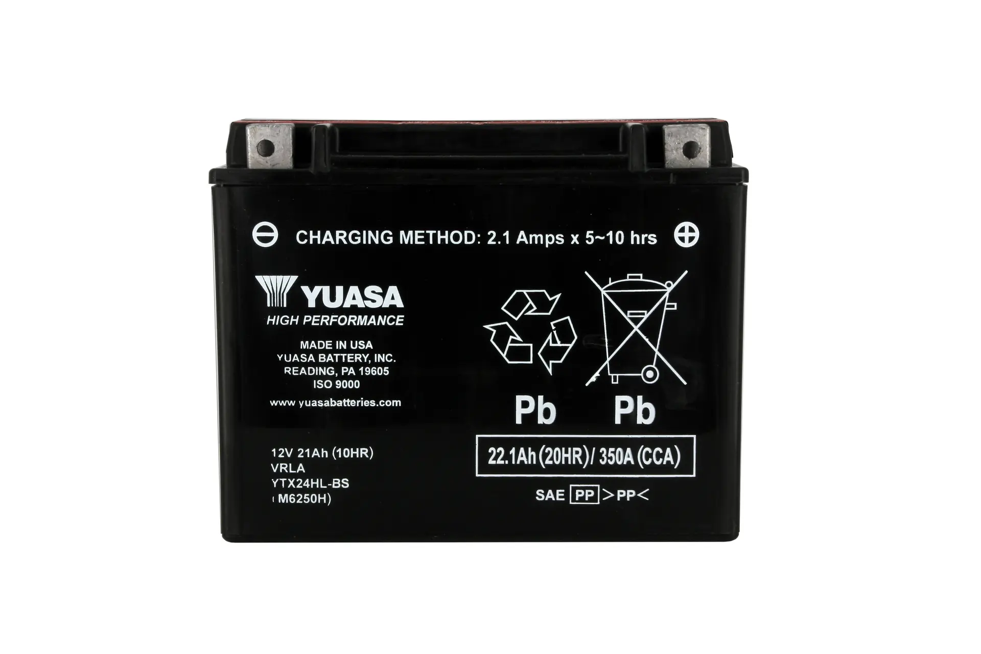 Yuasa YTX24HL-BS wartungsfreie AGM Batterie