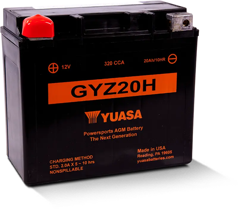 Baterie Yuasa GYZ20H bezúdržbová AGM
