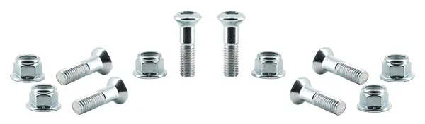 طقم مسامير تاج Esjot Ø8mm 30mm (6 مسامير رأس مخروطي + 6 صواميل تثبيت)