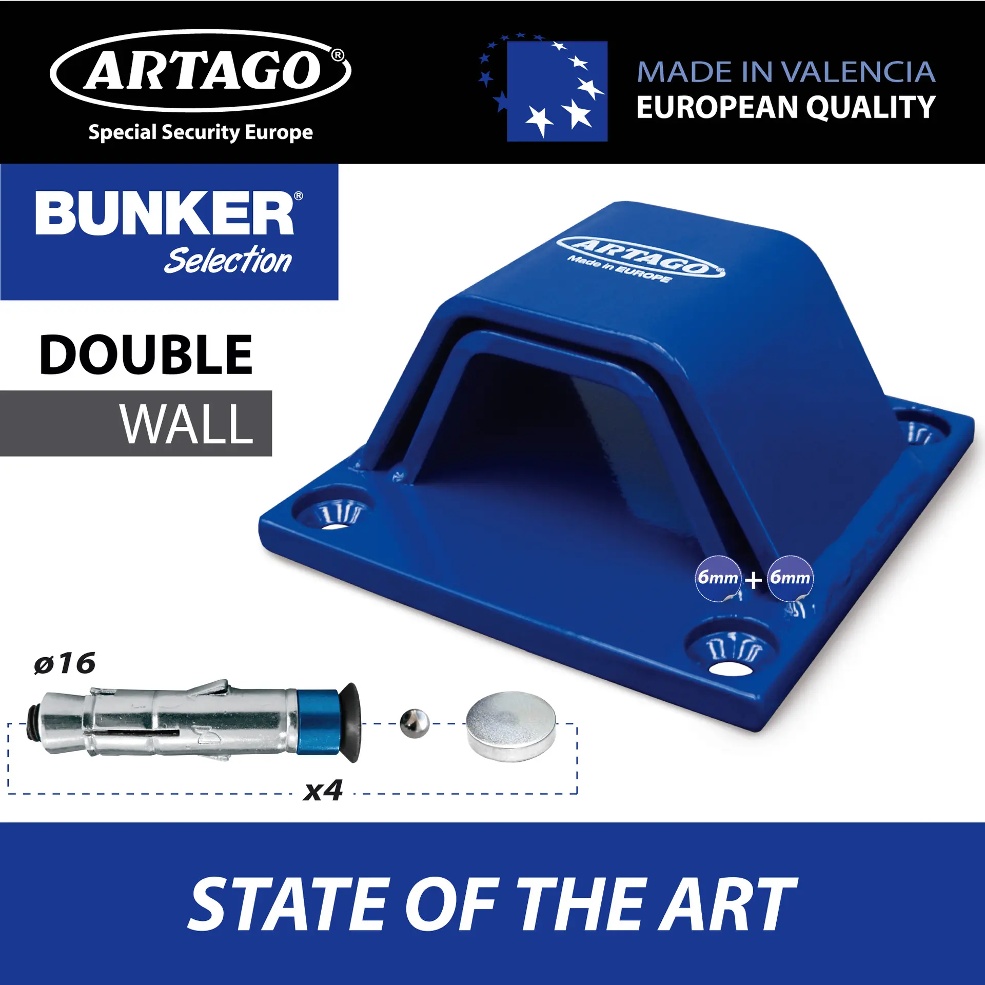 Стойка для парковки Artago + 4 винта высокой безопасности — вид 4